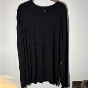Comfrt Black Long Sleeve Shirt - 3XL